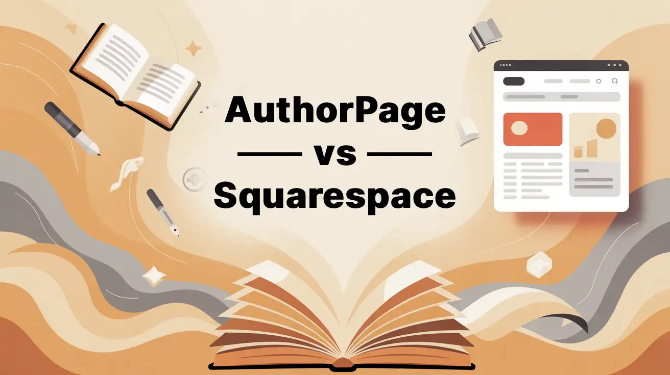 AuthorPage vs Squarespace comparison for indie authors
