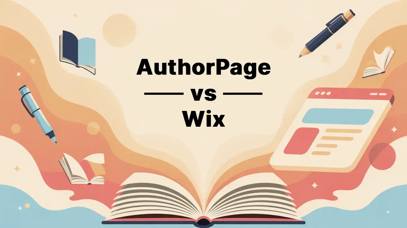 AuthorPage vs Wix comparison for indie authors
