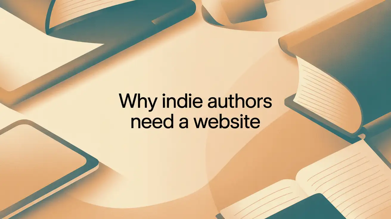 Indie author building website and author platform